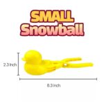 ROUGH & RAW, Snowball Maker Tool with Handle for Snow Ball Fights for Kids and Adults, Cartoon Duck Snowball Maker Kids Play in Winter Outdoor…