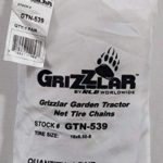 Grizzlar GTN-539 Garden Tractor / Snowblower Net / Diamond Style Alloy Tire Chains 16×6.50-8