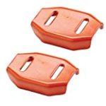 Snowblower Skid Shoes 2 pcs Orange Replaces Ariens 24599 for Universal 2 Stage Snow Thrower 01028600 02483859 24599 2483859