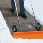 Dakota SnoBlade Snow Blade Removal Shovel w/ Wheels