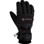 Carhartt Men’s W.p. Waterproof Insulated Work Glove, Black, Large