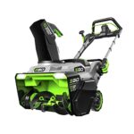 EGO Power+ SNT2125AP Auger Propelled 21” Snow Blower with (2) 7.5Ah Batteries and Dual Port Charger Green