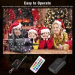 Hakuta Snow Machine, 800W Snow Machine with 8 LED RGB Lights, 13 LED Lighting Colors and 2 Remotes, Perfect for Christmas, Halloween, Valentine’s Day, Wedding, Parties and DJ Stage