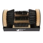 Rhino Bilt Boot Scraper, Deluxe Boot Scrapers – Outdoor Boot Brush Extra Wide for Commercial and Industrial use