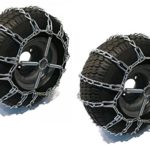 2 Link TIRE CHAINS & TENSIONERS 18×9.5×8 for Sears Craftsman Lawn Mower Tractor by The ROP Shop