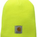 Carhartt Men’s Acrylic Knit Hat A205, Brite Lime, One Size