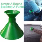 A Round Ice Scraper GoodLock Car Windshield Snow Removal Magic Cone-Shaped Ice Scraper Snow Shovel Tools Snow Becomes A Funnel