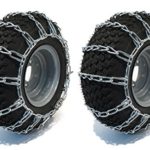 2 Link TIRE CHAINS 20×10.00×8 20×10.00-8 20x10x8 for Tractor Rider Snowblower by The ROP Shop