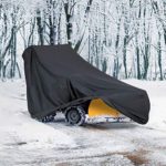 Mayhour Snow Thrower Cover Two-Stage Snow Blowers Cover Waterproof Heavy Duty Outdoor Anti-UV Dustproof Universal Size for Most Electric Snow Blowers with Locks Drawstring Buckles and Carry Bag